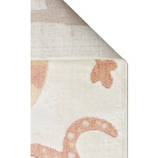 Akbel Halı Bambıno BMB 06 Krem Multy -  Yumuşacık Dokulu Pastel Renklere Sahip Çocuk Halısı