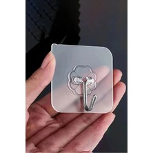 Tasarım Evi 10 Adet Kendinden Yapışkanlı Şeffaf Güçlü Askı Kapı Duvar Askıları Ağır Yük Taşıma Askısı