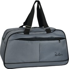 Barberri Nakış Detaylı Seyahat Spor Çantası