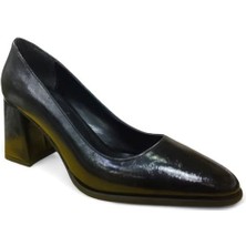 Beety 168-800 Günlük Klasik Kadın Ayakkabı-Siyah Rugan