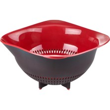 PremiumPort Paslanmaz Çelik Çok Amaçlı Süzgeç, Dayanıklı ve Şık Tasarım