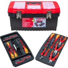 İzeltaş Izeltaş 19'' Plastik Takım Çantası Elektrikçi Set Dolu (23 Parça) 8440001023