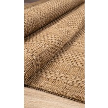 Santiva Home Naturel Sisal Jüt Hasır Bej Halı Yıkanabilir Kaymaz Salon Oturma Çocuk Odası Yolluk