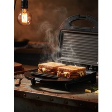 Allians Mini Granit Elektrikli Tost Makinesi 750W, Yapışmaz Yüzey, Pratik Kullanım