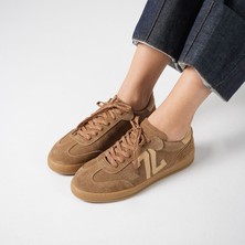 Ametist Elio Sigaro Süet Kadın Sneaker – Gerçek Deri, Yeni Sezon Sonbaharkış