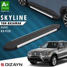 S-Dizayn Bmw X3 F25 Skyline Aluminyum Yan Basamak 193 cm 2010-2017 A+ Kalite