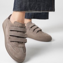 Ametist Faye Vizon Süet Kadın Cırtlı Sneaker