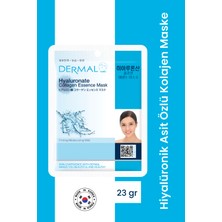 Dermal Hiyalüronik Asit ve Kolajenli Sıkılaştırıcı ve Nemlendirici Yüz Maskesi 23 g – Canlandırıcı Etki