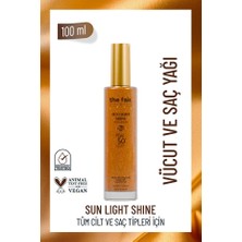 The Fair. Sun Light Shine Sfp 50+ PA++++ Vücut ve Saç Yağı 100 ml
