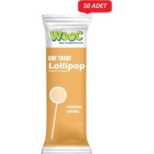 Wooc Lollipop Tavuk ve Bal Kabaklı Kedi Ödül Maması 1,4 Gr*50 Li Paket