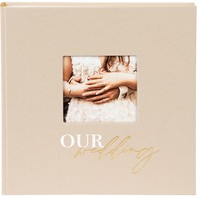 Goldbuch Yapıştırmalı Düğün Fotoğraf Albümü – Our Weddıng | 30X31 Cm, 60 Sayfa, Beyaz Pergamin Aralıklı