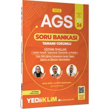 Yediiklim Yayınları Yediiklim 2026 Meb Ags Eğitimin Temelleri ve Temel Kavramlar Türk Milli Eğitim Sisteminin Genel Yapısı Eğitim ve Öğretim Teknolojileri Tamamı Çözümlü Soru Bankası