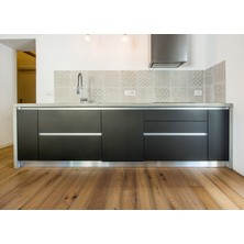 Ett Decohandy 30X30 cm Kendinden Yapışkanlı Pvc Karo Mutfak Arası 4 Lü Karışık Model 0,36M2