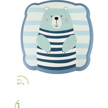 Kaydırmaz Tabanlı Çocuk Taburesi Desenli Banyo Lavabo Yükseltici Tabure