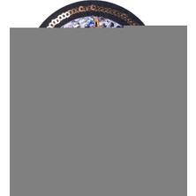 TrentCo Aplike Ütü Ile Yapışan Taşlı Eyfel Kulesi Siyah Arma 6 cm