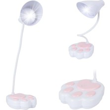 Ett JF-1623 20 Led'li 2.5 Watt Şarjlı Esnek Masa Lambası (OM-114) - Dokunmatik ve USB Şarjl