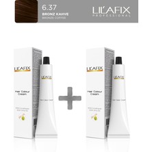 Lil'afix 2'li Tüp Boya 100 ml 6.37 Bronz Kahve
