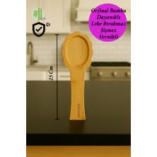 PremiumPort Pratik ve Şık Tezgah Üstü Bambu Kaşıklık Seti