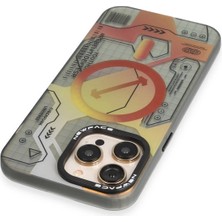 OZGN Newface Iphone 13 Pro Max Kılıf Venüs Magneticsafe Desenli Kapak - Venüs - 6