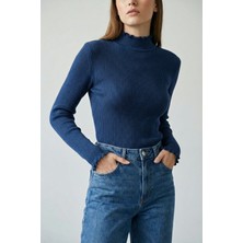 Bolds Triko Bluz -Yarım Balıkçıyaka Body