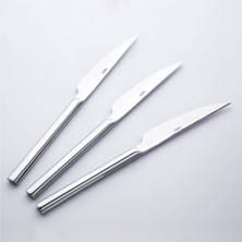 PremiumPort 12'li Sade Yemek Bıçak Takımı, Şık ve Dayanıklı Mutfağınız Için