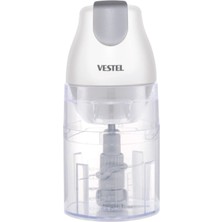 Vestel Pratik 4 Bıçaklı Vanilya Doğrayıcı, Hızlı ve Kolay Kullanım