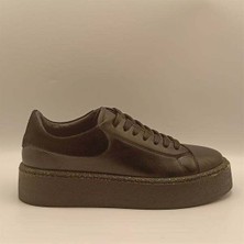 Ametist Ellezsa Siyah Gerçek Deri Kadın  Sneaker