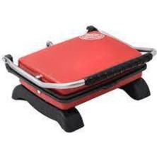 Allians Kırmızı Fırça ile Temizleme Pik Demir Döküm Tost Makinesi