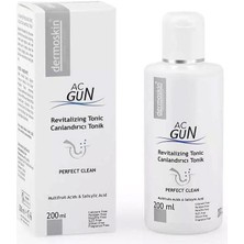 Dermoskin Acgun Yüz Yıkama Jeli 200 ml Salisilik Asit İçeren Canlandırıcı Arındırıcı Yağlı Ciltler İçin