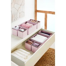 Serstil 4'lü Çekmece Düzenleyici Organizer Set - Pembe
