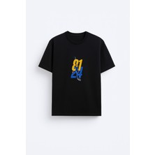 Shain Rozanov 81 Hollander 24 Heated Rivalry Dizi Baskılı Bisiklet Yaka Siyah Tişört T-Shirt