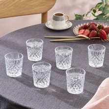 Karaca Melodia 6'lı Cam Kahve Yanı Bardağı 100 ml
