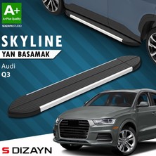 S-Dizayn Audi Q3 8u Skyline Aluminyum Yan Basamak 173 cm 2011-2018 A+ Kalite