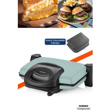 Allians Yeşil 1750W Granit Tost ve Izgara Makinesi, 5 Kademe Isı Ayarı