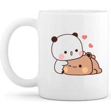 PremiumPort Dudububu Çift Taraf Baskılı Porselen Hediye Kupa, Özel Kahve Bardağı