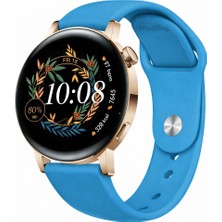 MMP Shop Huawei Watch GT3 42mm / GT2 42mm Uyumlu Yumuşak Soft Yüksek Kalite Spor Silikon Kordon