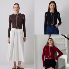 Charis Düğmeli Model Bluz