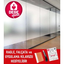 Dege Home Buzlu Cam Filmi - Yapışkanlı Folyo 90 x 300  cm