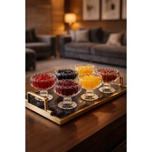 PremiumPort 6'lı Cam Kahve Yanı Sunum Kasesi, Tatlı, Reçellik, Lokum, Çerezlik