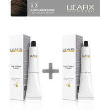 Lil'afix 2'li Tüp Boya 100 ml 5.3 Açık Kahve Dore