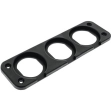Ett IC-246E-3 Üçlü Gömme Soket ve Ölçü Cihazları Için Montaj Yuvası (28MM Delik Çapı)