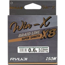Ryuji Winx Green 0.16 mm 150MT 8 Kat Ip Misina 11.4kg Çeker