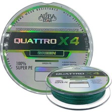 Albastar Quattro 4x 0.50 mm 150M Ip Misina Yeşil 41.60KG Çeker