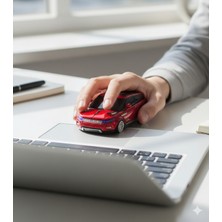 Zilvana Spor Araba Tasarımlı 2.4g Kablosuz Optik Mouse - Kırmızı Suv Model