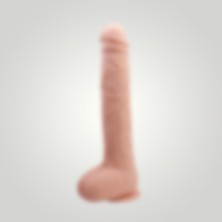 xShopum 27 cm Büyük Boy Realistik Vantuzlu Dildo Penis - Dick