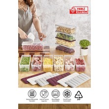 PremiumPort 6’lı 2 Lt. Buzdolabı ve Buzluk Saklama Kapsülü Seti