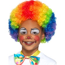 Ett Rengarenk Kıvırcık Afro Peruk Bonus Saç