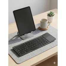 Zilvana Touchpad'li 3'e Katlanabilir Bluetooth Klavye - Çoklu Cihaz Destekli Ultra Ince Seyahat Klavyesi