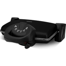 Allians Pratik ve Şık Siyah Granit Tost Makinesi ve Izgara, Gün Boyu Lezzetli Anlar