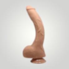 xShopum 27 cm Gerçekçi Kalın Dildo - Jack